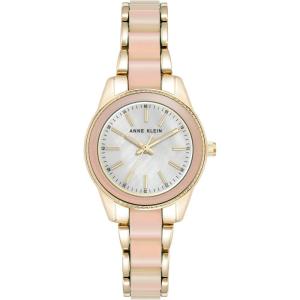 imageAnne Klein Womens Resin Bracelet WatchGoldIridescent White 2