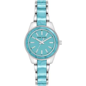 imageAnne Klein Womens Resin Bracelet WatchTurqiouseSilver