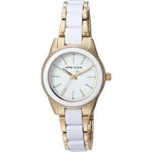 imageAnne Klein Womens Resin Bracelet WatchWhiteGold