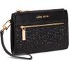 imageAnne Klein Ak 2 Piece Gift Set with Rhinestone Zip Clutch and Card CaseBlack