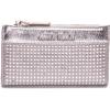 imageAnne Klein Ak 2 Piece Gift Set with Rhinestone Zip Clutch and Card CaseSilver Metallic