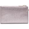 imageAnne Klein Ak 2 Piece Gift Set with Rhinestone Zip Clutch and Card CaseSilver Metallic