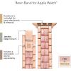 imageAnne Klein Fashion Resin Bracelet for Apple Watch Secure Adjustable Apple Watch Replacement Band Fits Most WristsPinkRose GoldTone