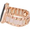 imageAnne Klein Fashion Resin Bracelet for Apple Watch Secure Adjustable Apple Watch Replacement Band Fits Most WristsRose GoldIridescent