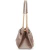 imageAnne Klein Quilted Stitched Cinched Closure SatchelMink