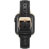 imageAnne Klein Sustainable Leather Fashion Band for Apple Watch Secure Adjustable Apple Watch Band Replacement Fits Most WristsBlackGold