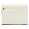imageAnne Klein Womens AK Medium Flap Wallet with Enamel Turn Lock Parchment