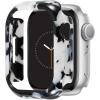 imageAnne Klein Womens Acetate Fashion Bumper for Apple Watch Secure Apple Watch BumperBlackWhite
