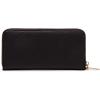imageAnne Klein Womens Ak Boxed Slim Zip Wallet with Bow Detailing and Wristlet StrapBlack