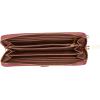 imageAnne Klein Womens Ak Boxed Slim Zip Wallet with Bow Detailing and Wristlet StrapVintage Pink