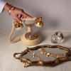 imageAnne Klein Womens Premium Crystal Accented Charm Bracelet WatchGold