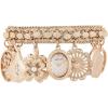 imageAnne Klein Womens Premium Crystal Accented Charm Bracelet WatchRose Gold
