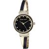 imageAnne Klein Womens Premium Crystal Accented Watch and Bangle SetGoldBlack