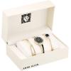 imageAnne Klein Womens Premium Crystal Accented Watch and Bangle SetGoldBlack