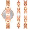 imageAnne Klein Womens Premium Crystal Accented Watch and Bangle SetRose GoldWhite
