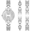imageAnne Klein Womens Premium Crystal Accented Watch and Bangle SetSilverWhite