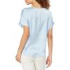 imageAnne Klein Womens Short Sleeve Blouse with Bateau NecklineLife Aquatic Combo