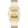 imageAnne Klein Womens Striped Mesh Bracelet WatchGoldBlack