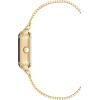 imageAnne Klein Womens Striped Mesh Bracelet WatchGoldBlack