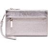 imageAnne Klein Ak 2 Piece Gift Set with Rhinestone Zip Clutch and Card CaseSilver Metallic