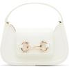imageAnne Klein Crystal Horsebit Mini Top Handle with Convertible StrapAnne White