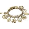 imageAnne Klein Womens Premium Crystal Accented Charm Bracelet WatchGold