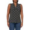 imageAnne Klein Womens Printed Ity Triple Pleat TopInkPinkyInk Multi