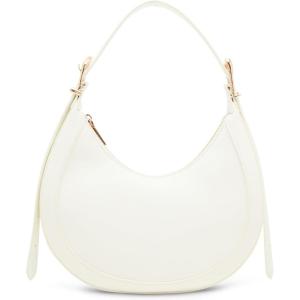 imageAnne Klein Sculpted Buckle Crescent Shoulder BagAnne White