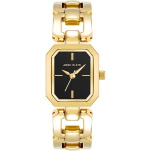 imageAnne Klein Womens Open Link Bracelet WatchGoldBlack