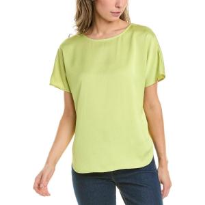 imageAnne Klein Womens Short Sleeve Blouse with Bateau NecklineCelery