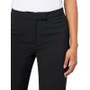 imageAnne Klein Womens Fly Front Extend Tab Trouser Bowie PantAsphalt