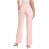 imageAnne Klein Womens Fly Front Extend Tab Trouser Bowie PantRosebud