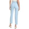 imageAnne Klein Womens Fly Front Slash Pocket Straight Ankle GBlue Sand