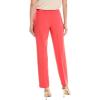 imageAnne Klein Womens Fly Front Slash Pocket Straight Ankle GKingsrdred