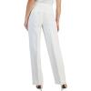 imageAnne Klein Womens Fly Frt Wide Leg Trouser The Jillian LBright White
