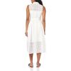 imageAnne Klein Womens Pleated Skirt MidiBright White