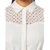imageAnne Klein Womens Pleated Skirt MidiBright White