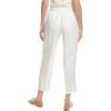imageAnne Klein Womens Pull on Drawstring Wide Leg Crop LinedBright White