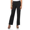 imageAnne Klein Womens Fly Front Extend Tab Trouser Bowie PantAsphalt