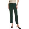 imageAnne Klein Womens Fly Front Slash Pocket Straight Ankle GPine Forest