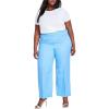 imageAnne Klein Womens Fly Frt Wide Leg Trouser The Jillian UAdriatic