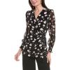 imageAnne Klein Womens Ity W Printed Hmc Long Smocked SInkPinkyInk Multi