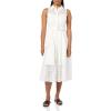 imageAnne Klein Womens Pleated Skirt MidiBright White