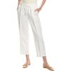 imageAnne Klein Womens Pull on Drawstring Wide Leg Crop LinedBright White