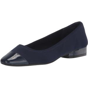 imageAnne Klein Womens Carlie Comfortable Ballet Flat Navy 7