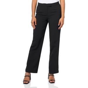 imageAnne Klein Womens Fly Front Extend Tab Trouser Bowie PantAsphalt