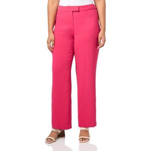 imageAnne Klein Womens Fly Front Extend Tab Trouser Bowie PantRosebay