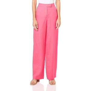 imageAnne Klein Womens Fly Frt Wide Leg Trouser The Jillian UPink Carnation