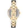 imageAnne Klein Womens Premium Crystal Accented Resin Bangle WatchBlackGold