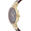 imageAnne Klein Womens Premium Crystal Accented Resin Bangle WatchBurgundyGold
